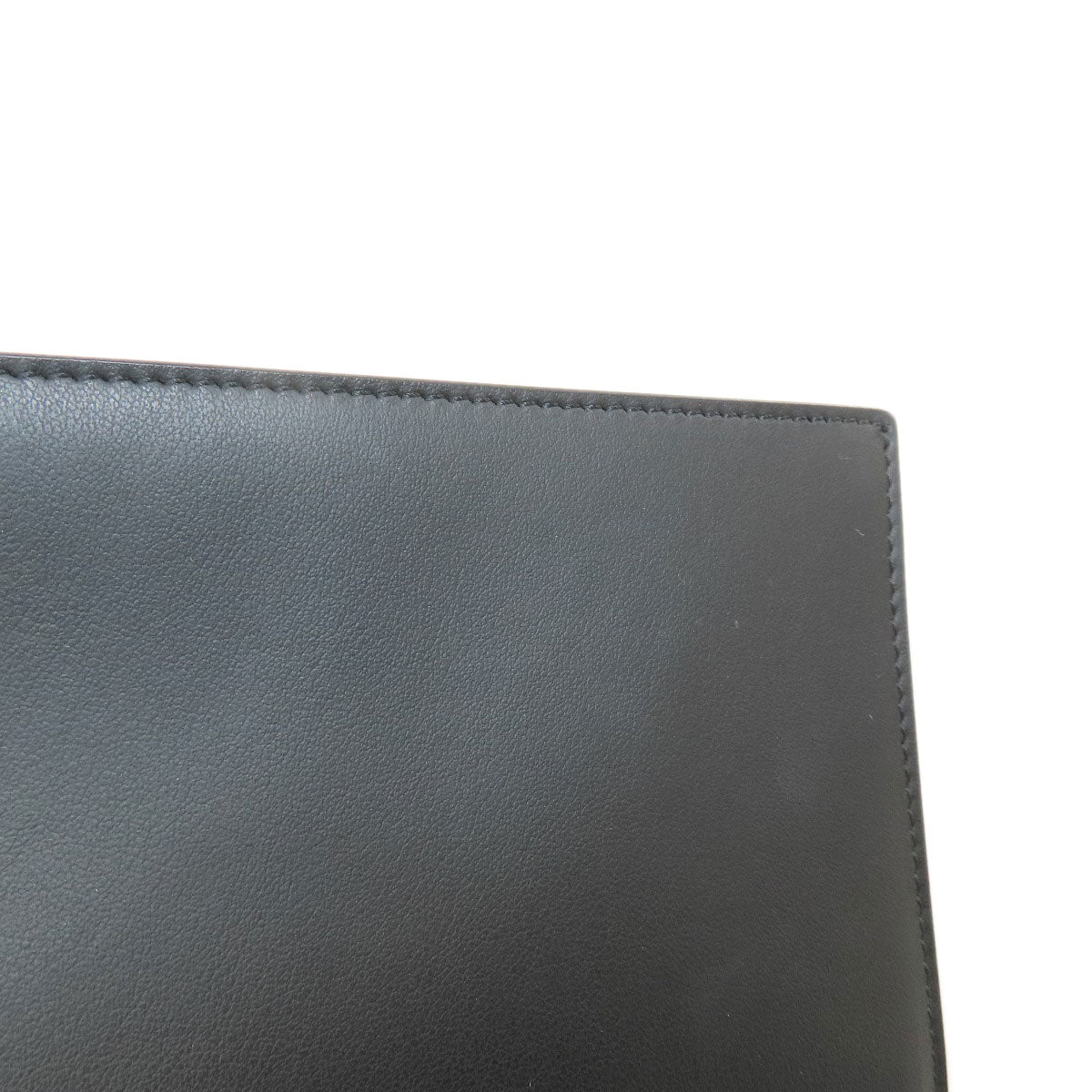 FENDI Long Wallet Purse leather black monster