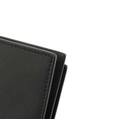 FENDI Long Wallet Purse leather black monster