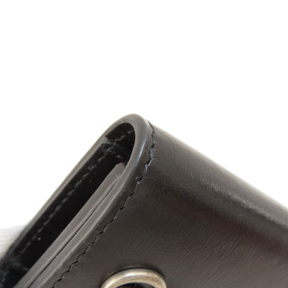 GUCCI Key case Key holder  435305 leather black logo