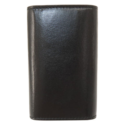 GUCCI Key case Key holder  435305 leather black logo