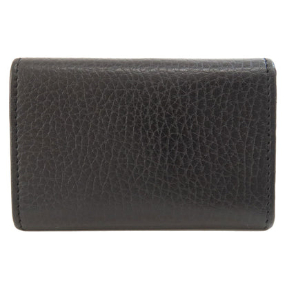 GUCCI Key case Key holder  466118 leather black GG Marmont