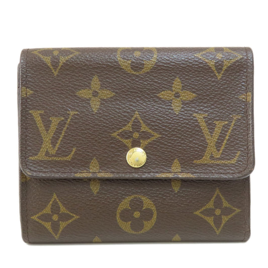 LOUIS VUITTON Bifold Wallet M60402 Monogram canvas Brown Portefeuille Anais