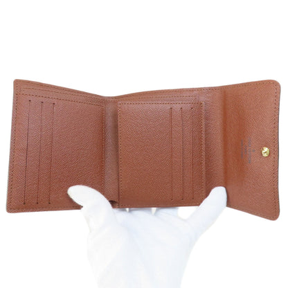 LOUIS VUITTON Bifold Wallet M60402 Monogram canvas Brown Portefeuille Anais