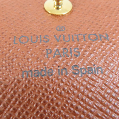 LOUIS VUITTON Bifold Wallet M60402 Monogram canvas Brown Portefeuille Anais
