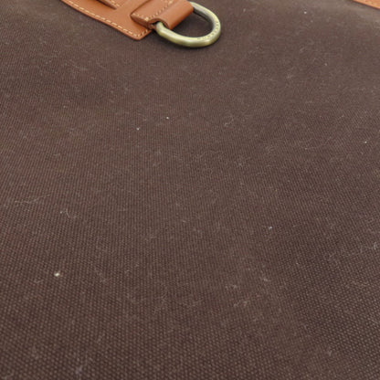 BURBERRY Tote Bag canvas Brown logo