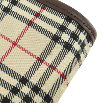 BURBERRY Shoulder Bag canvas beige Nova Check