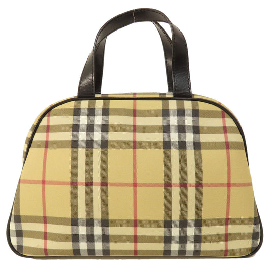 BURBERRY Handbag PVC beige Nova Check