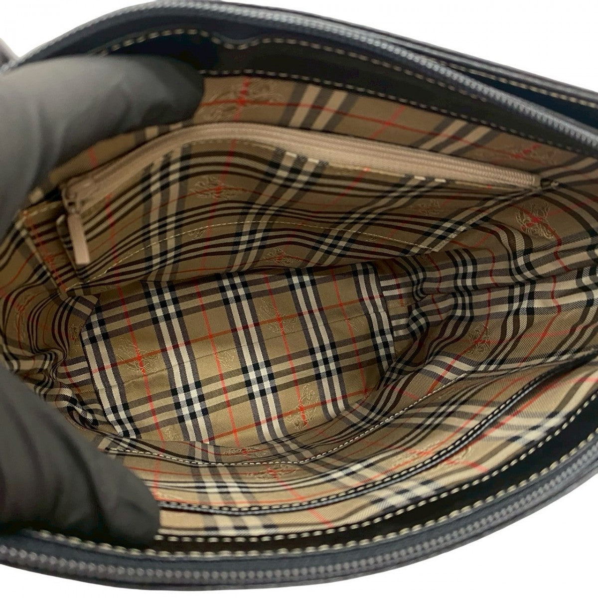 BURBERRY Shoulder Bag leather black