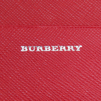 BURBERRY Bifold Wallet PVC Red logo
