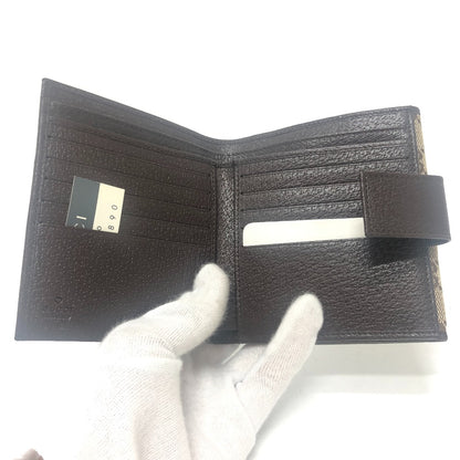 GUCCI Folded wallet 112664 GG canvas / leather beige GG logo