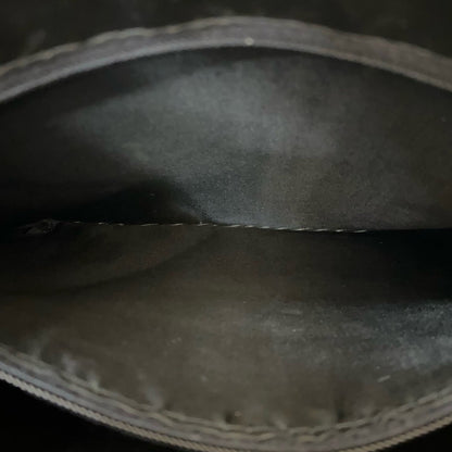 GUCCI Shoulder Bag leather black Sherry line