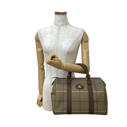 BURBERRY Handbag canvas Brown