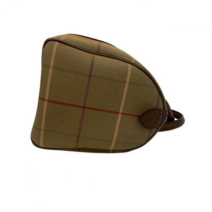 BURBERRY Handbag canvas Brown