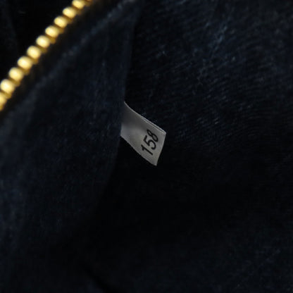 PRADA Tote Bag denim Navy Canapa