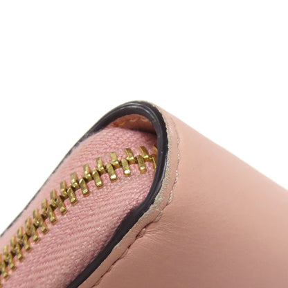 GUCCI Long Wallet Purse 453158 leather pink logo