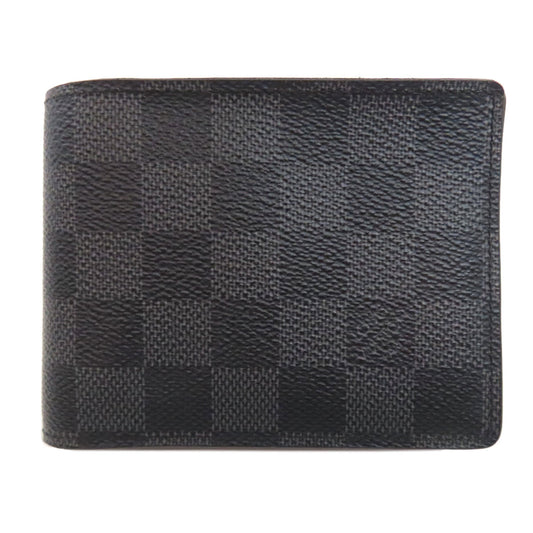 LOUIS VUITTON Bifold Wallet N62663 Damier canvas black Portefeuille