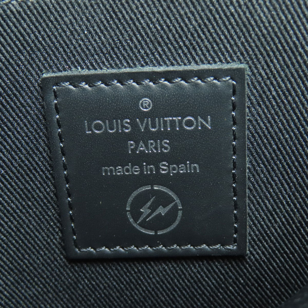 LOUIS VUITTON iPad case M64449 Monogram canvas black Fragment collaboration