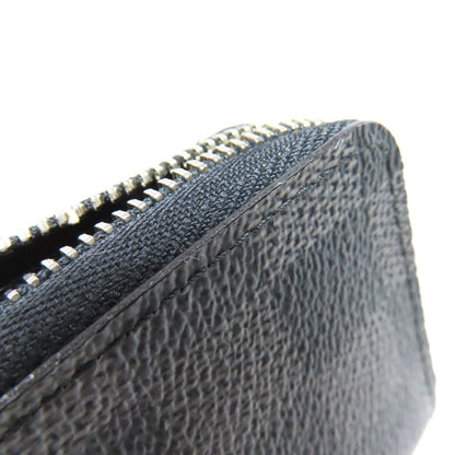 LOUIS VUITTON Coin case N63076 Damier canvas black Zippy coin purse