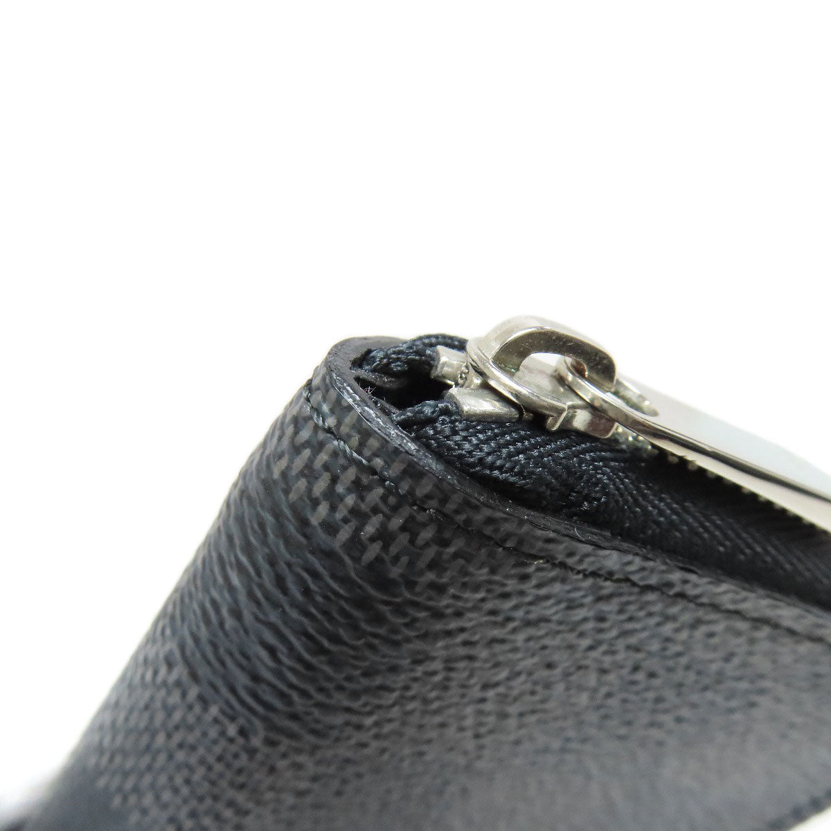 LOUIS VUITTON Coin case N63076 Damier canvas black Zippy coin purse