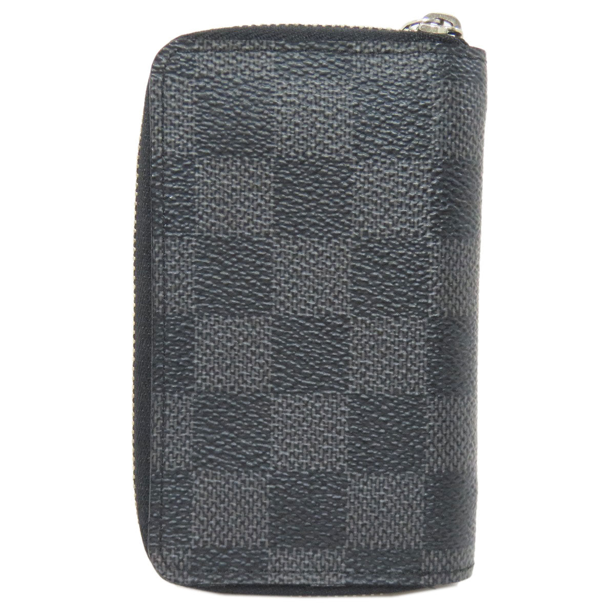 LOUIS VUITTON Coin case N63076 Damier canvas black Zippy coin purse