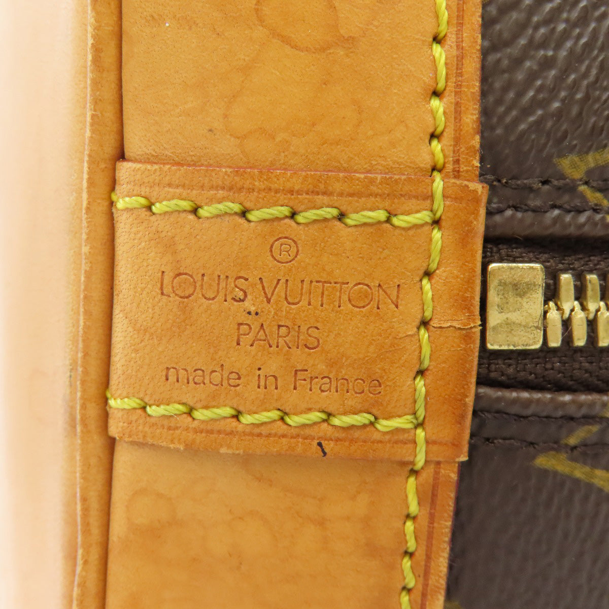 LOUIS VUITTON Handbag M51130 Monogram canvas Brown Alma