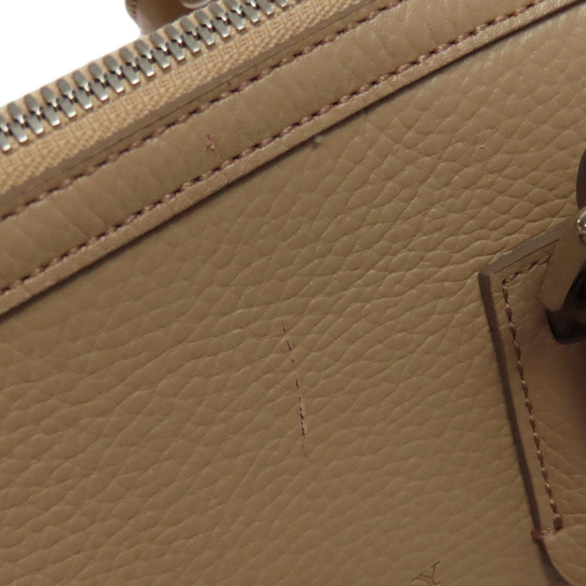 BURBERRY Handbag leather beige logo