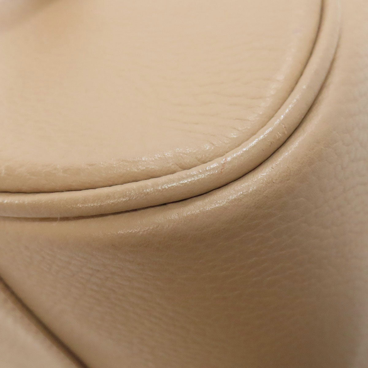 BURBERRY Handbag leather beige logo