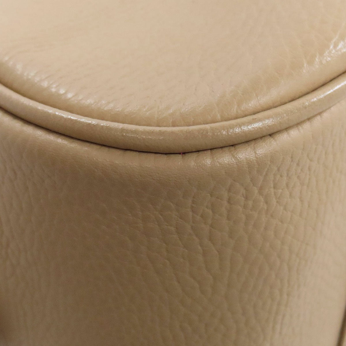 BURBERRY Handbag leather beige logo