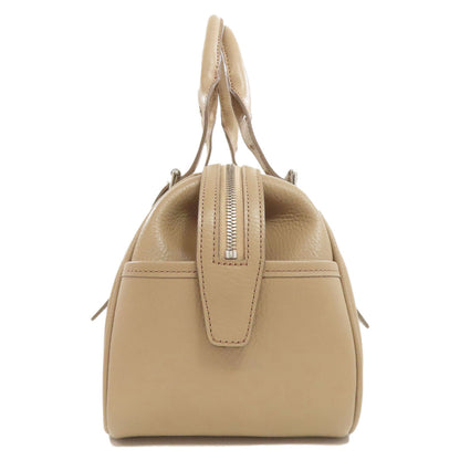 BURBERRY Handbag leather beige logo