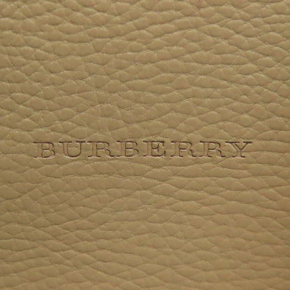 BURBERRY Handbag leather beige logo