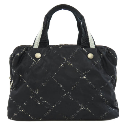 CHANEL Handbag Nylon black Travel line