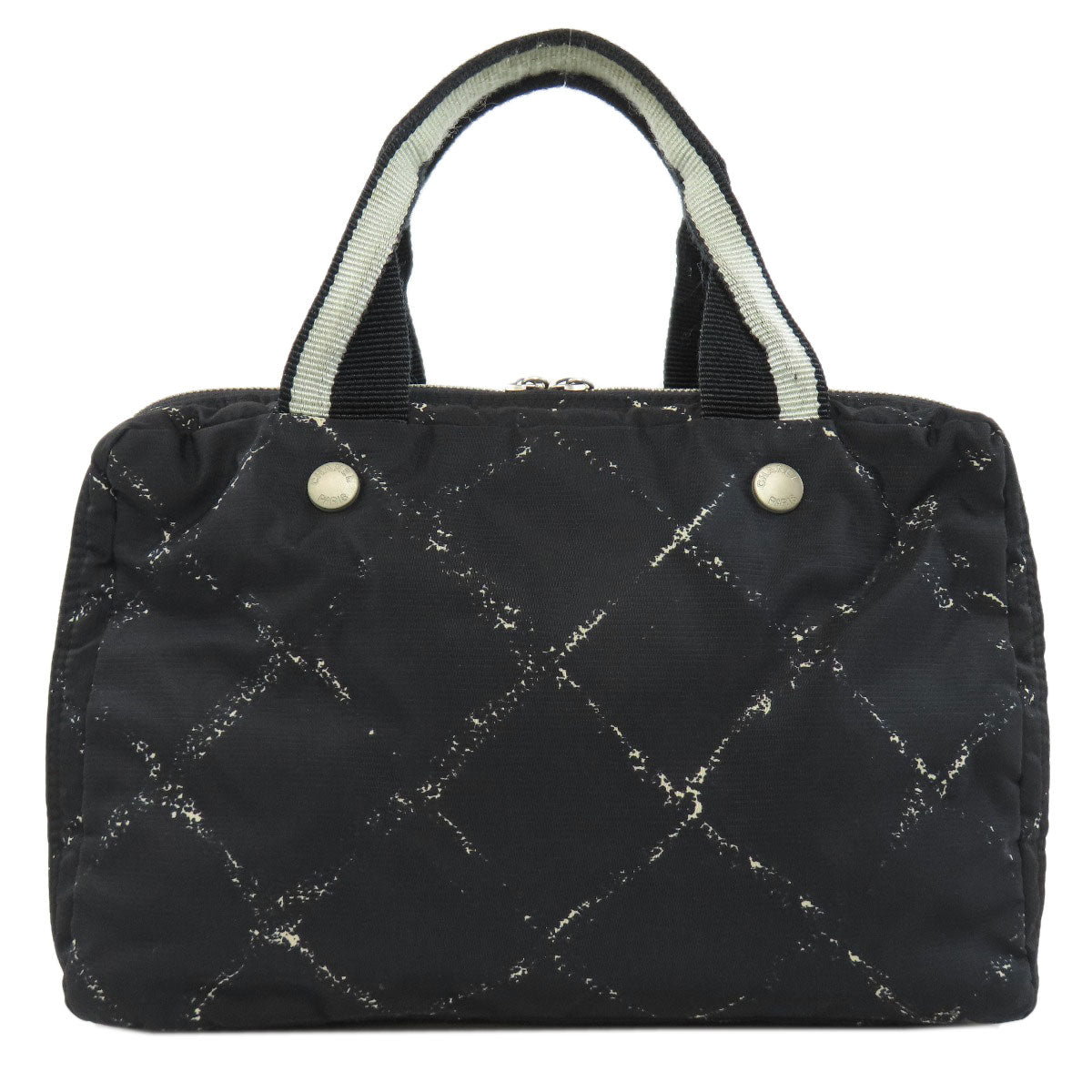 CHANEL Handbag Nylon black Travel line