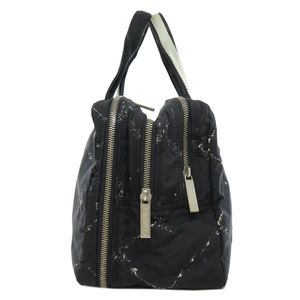 CHANEL Handbag Nylon black Travel line