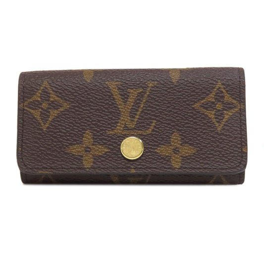 LOUIS VUITTON Key case Key holder  M69517 Monogram canvas Brown Multicles4