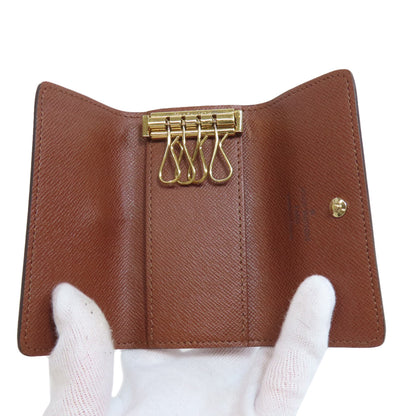 LOUIS VUITTON Key case Key holder  M69517 Monogram canvas Brown Multicles4