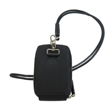 BURBERRY Coin case leather black logo