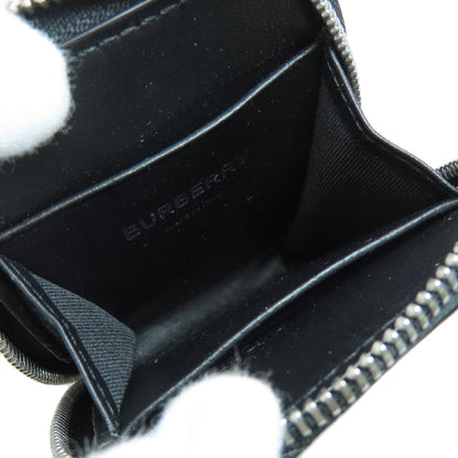 BURBERRY Coin case leather black logo