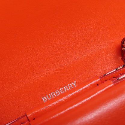 BURBERRY Bifold Wallet PVC beige Logo motif