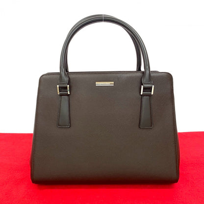 BURBERRY Handbag leather Brown