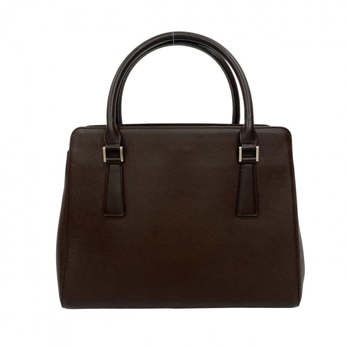 BURBERRY Handbag leather Brown