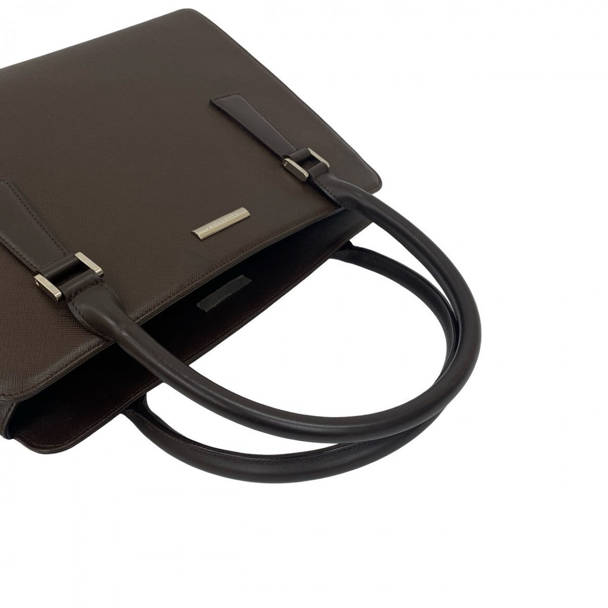 BURBERRY Handbag leather Brown