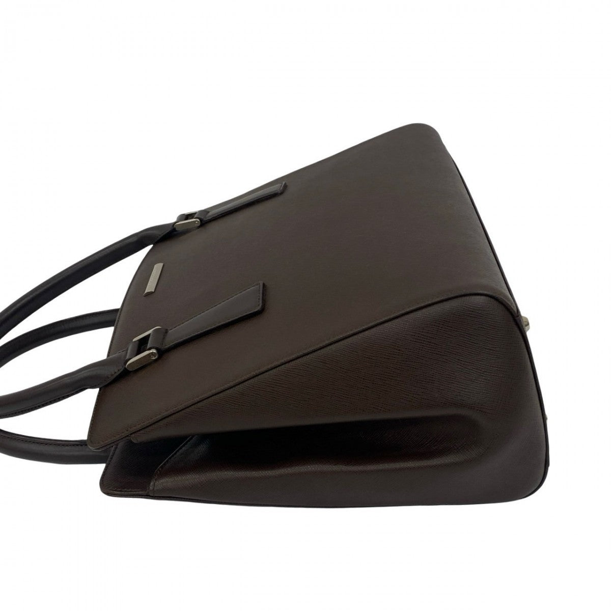 BURBERRY Handbag leather Brown