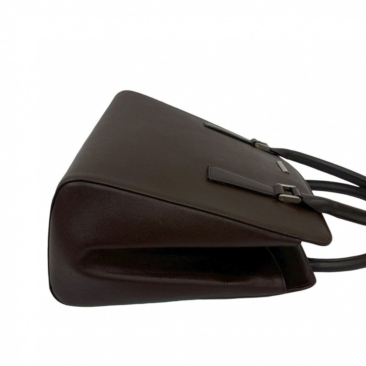 BURBERRY Handbag leather Brown