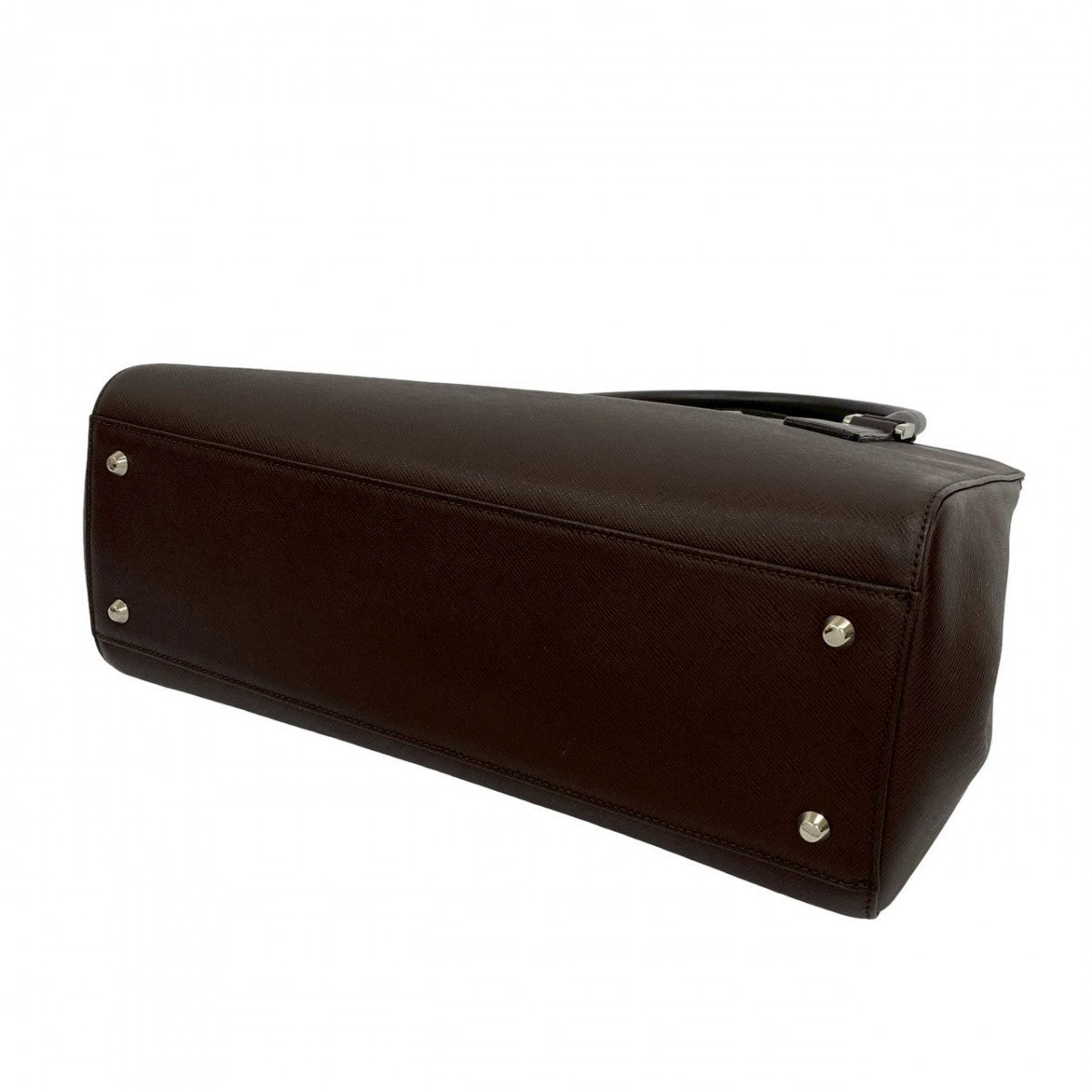 BURBERRY Handbag leather Brown