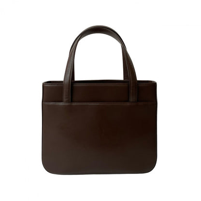 BURBERRY Handbag leather Brown