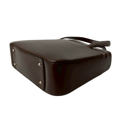 BURBERRY Handbag leather Brown