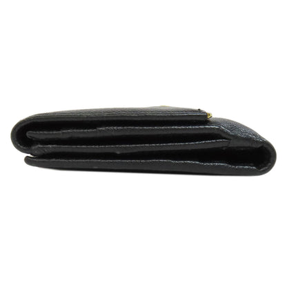 PRADA Bifold Wallet leather black Safiano logo