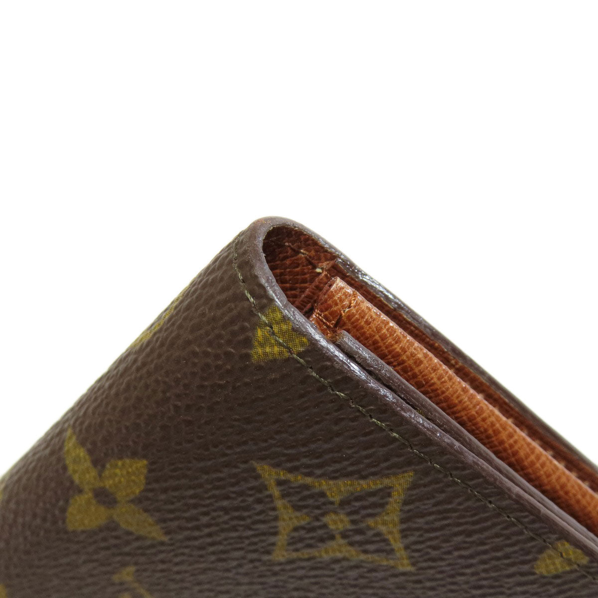 LOUIS VUITTON Long Wallet Purse M61723 Monogram canvas Brown Portefeuille Credit