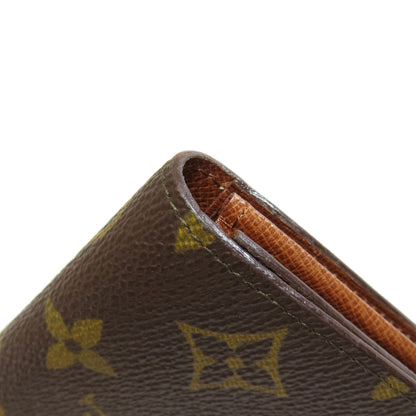 LOUIS VUITTON Long Wallet Purse M61723 Monogram canvas Brown Portefeuille Credit