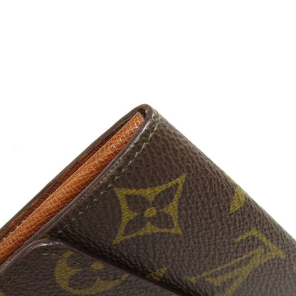 LOUIS VUITTON Long Wallet Purse M61723 Monogram canvas Brown Portefeuille Credit